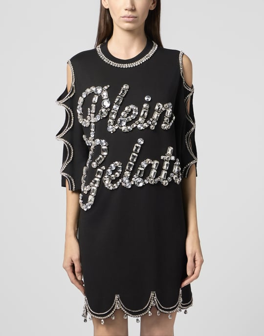 Mini T-Shirt Dress Crystal Waves Wave - Image 2