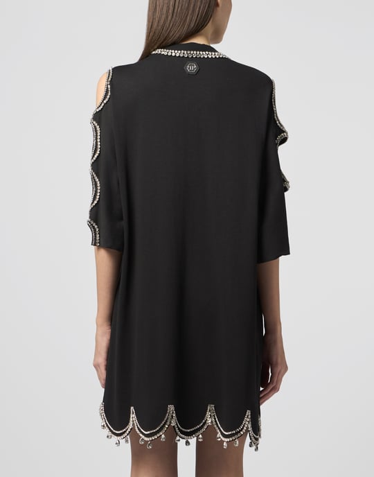 Mini T-Shirt Dress Crystal Waves Wave - Image 5