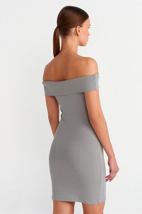 Bodycon Mini-jurk met Off-schouder Halslijn - Image 1