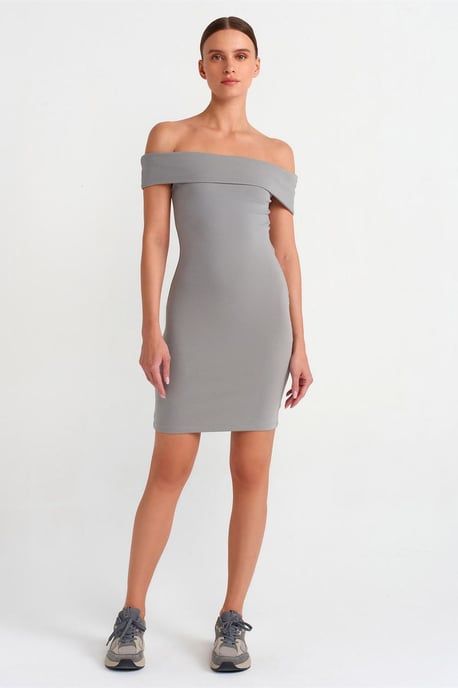 Bodycon Mini-jurk met Off-schouder Halslijn - Image 2