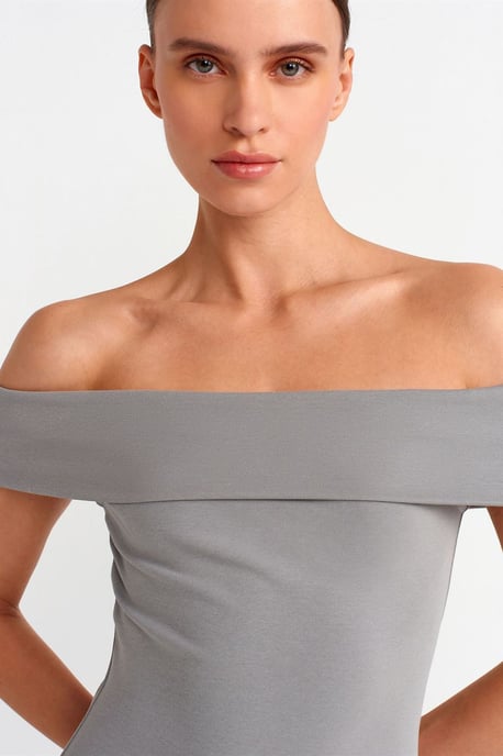 Bodycon Mini-jurk met Off-schouder Halslijn - Image 3