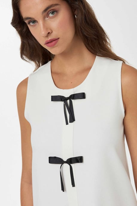 Bow Detailed Mini Dress - Image 5