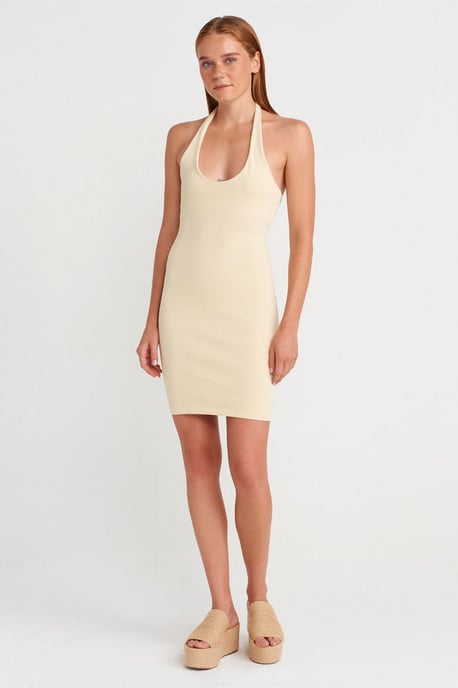 Geribbelde bodycon minijurk - Image 4