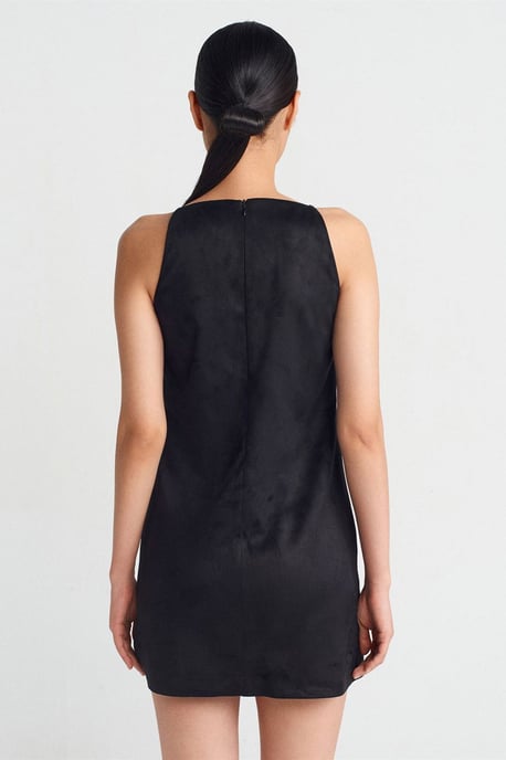 Mouwloze Mini Jurk Met Rits - Image 2