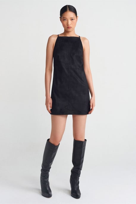 Mouwloze Mini Jurk Met Rits - Image 4