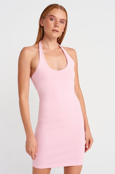 Geribbelde Bodycon Mini Jurk - Image 1