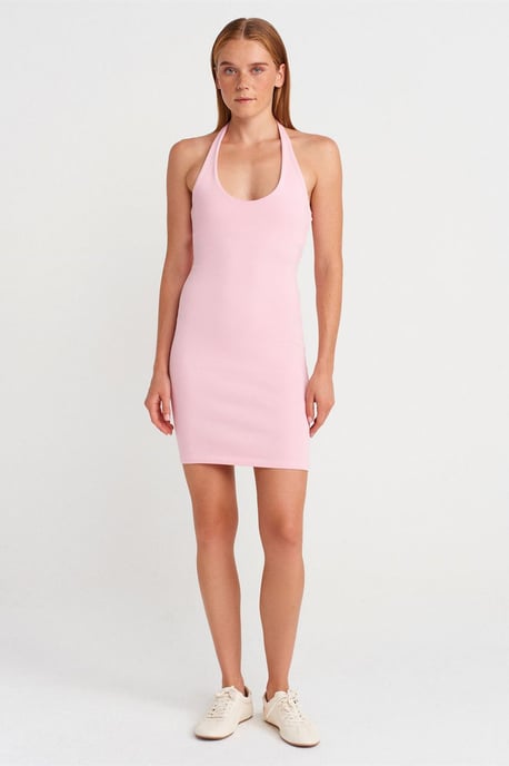 Geribbelde Bodycon Mini Jurk - Image 3