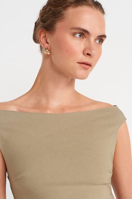 Bodycon Mini Bardot Klänning - Image 3