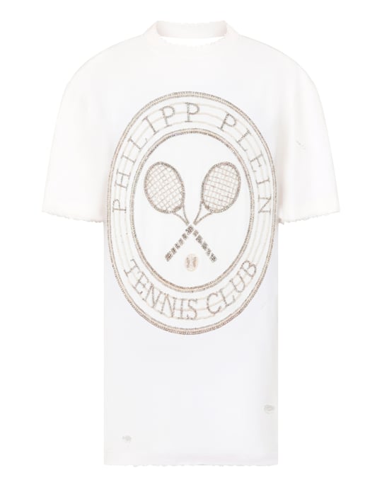 Open Back T-Shirt Mini Dress Tennis Club - Image 1