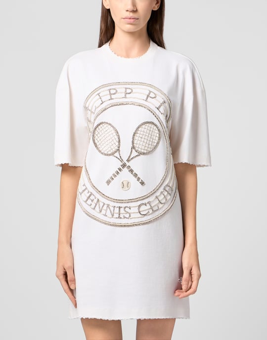 Open Back T-Shirt Mini Dress Tennis Club - Image 2