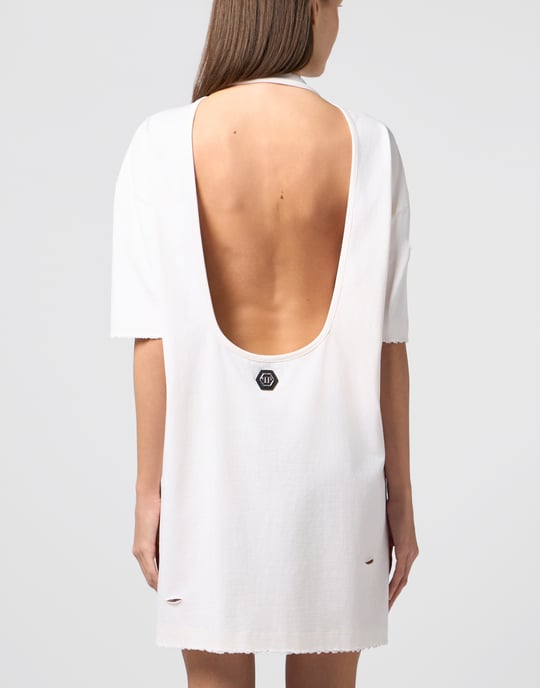 Open Back T-Shirt Mini Dress Tennis Club - Image 5
