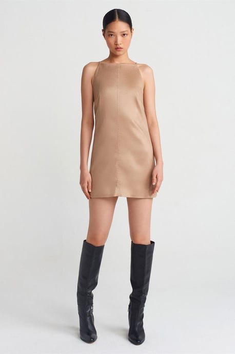 Mouwloze Mini-jurk Met Ritssluiting - Image 3