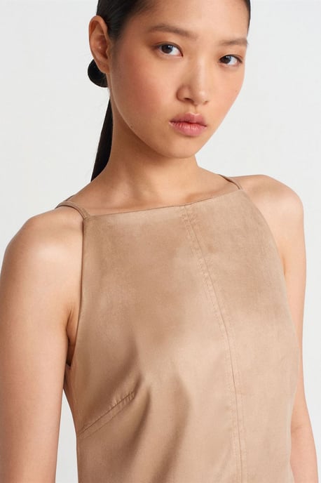 Mouwloze Mini-jurk Met Ritssluiting - Image 4