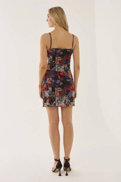 Patterned Mini Dress - Image 5