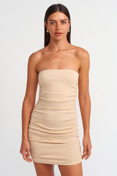 Strapless Bodycon Mini Jurk - Image 2
