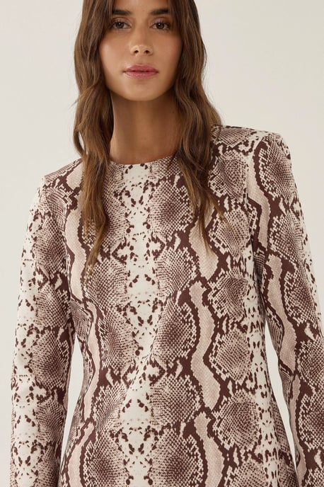 Patterned Mini Dress - Image 2
