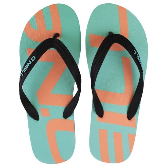 O'Neill FM Profile Logo Mens Green Flip-Flops - Image 1