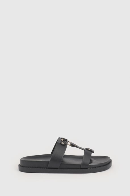 Wide Fit T Bar Chunky Sandals - Image 2