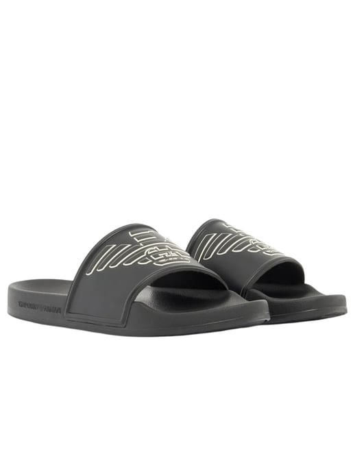 Emporio Armani heren slippers met adelaarmotief - Image 2
