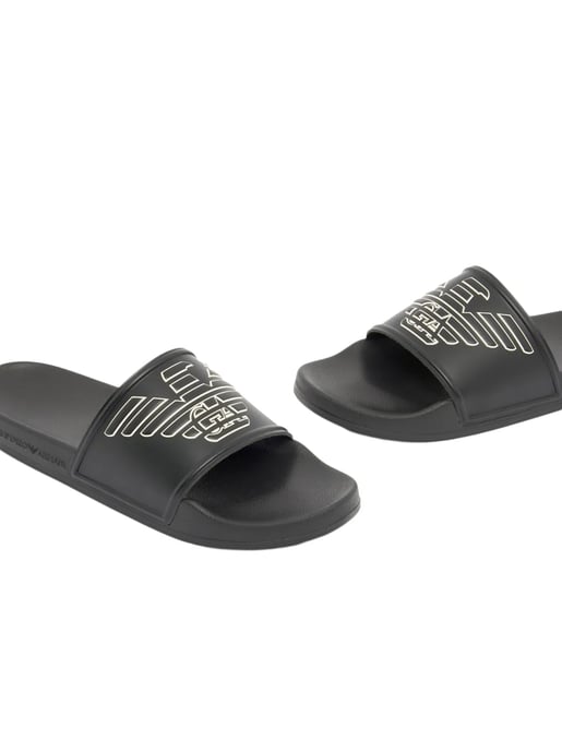 Emporio Armani heren slippers met adelaarmotief - Image 4
