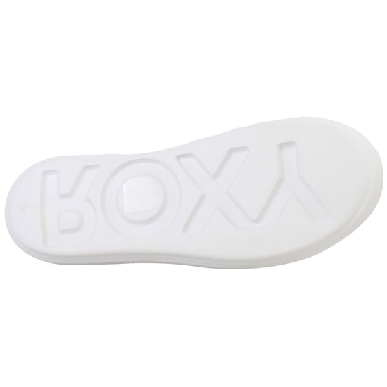Roxy Rivie Womens White Sliders - Image 5
