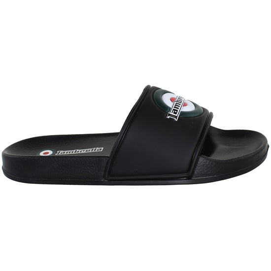 Lambretta Pace Mens Black Sliders - Image 2