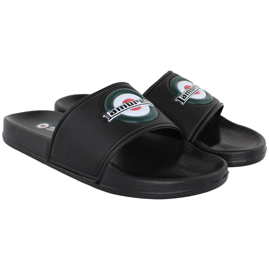 Lambretta Pace Mens Black Sliders - Image 3