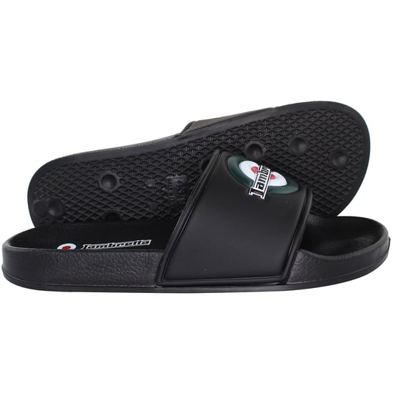 Lambretta Pace Mens Black Sliders - Image 5