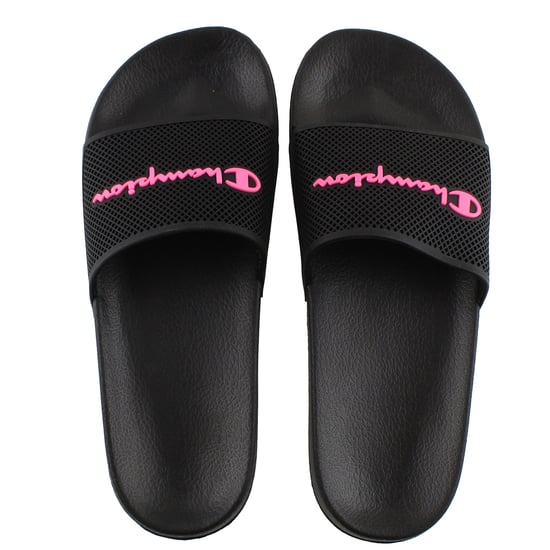 Champion Daytona Womens Black Sliders - Image 1