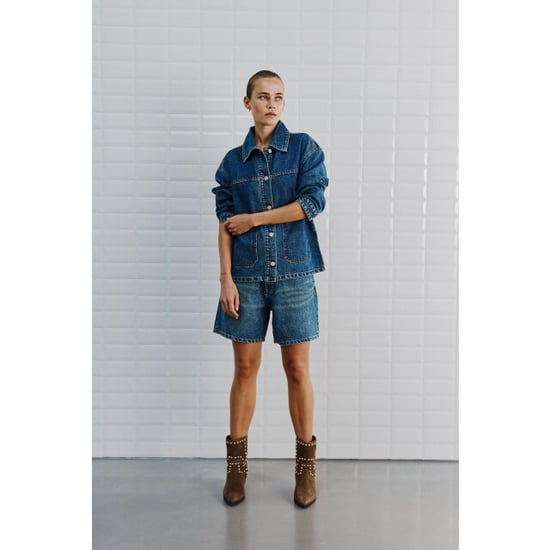 WithBlack Wblkarolina blue denim shorts - Image 3
