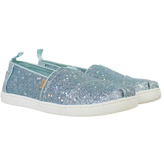 Toms Alpargata Kids Blue Plimsolls - Image 2