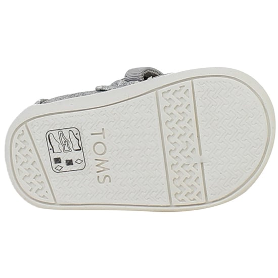 Toms Mary Jane Kids Silver Plimsolls - Image 5
