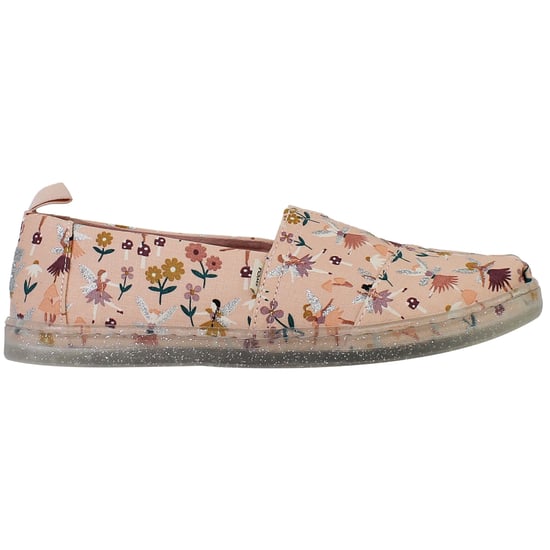Toms Alpargata Kids Pink Plimsolls - Image 1