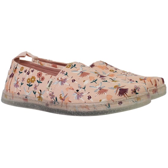 Toms Alpargata Kids Pink Plimsolls - Image 2