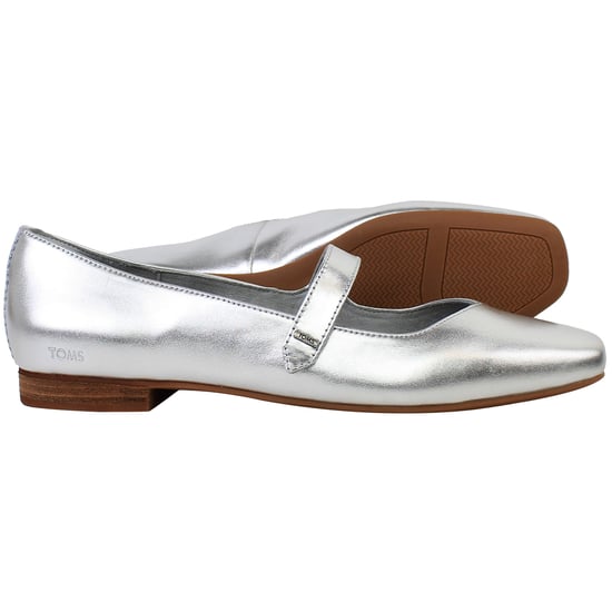 Toms Bianca Womens Silver Shoes - Image 4