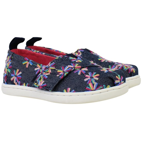 Toms Alpargata Kids Navy Plimsolls - Image 2