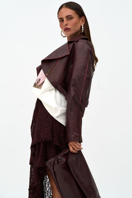 Carnas Faux Leather Jas - Image 4