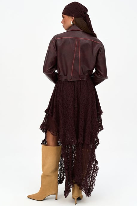 Carnas Faux Leather Jas - Image 5