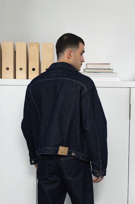 Jeansjacka med fickor - Image 3