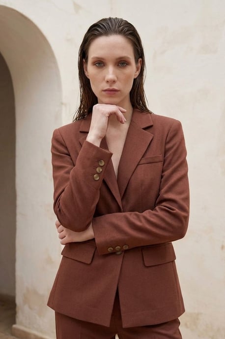 Women's regular-fit blazer jacket - Image 5