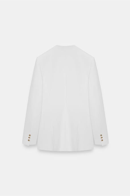 Kvinnors Slim Fit Crepe Blazerjacka - Image 6