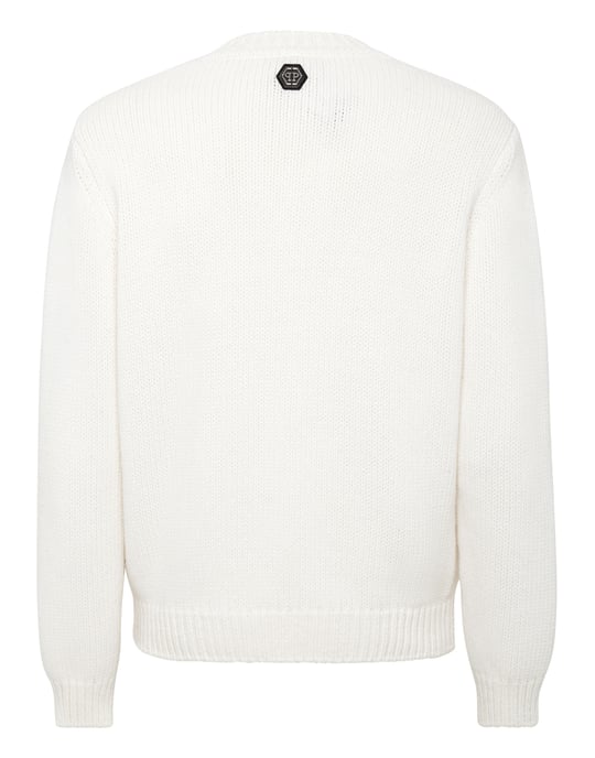 Pullover Med Rund Hals Tattoo - Image 4