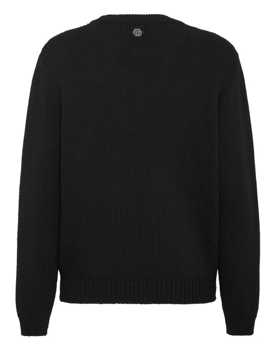 Pullover Med Rund Hals Tattoo - Image 4