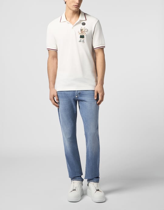 Polo T-Shirt New York Tennis Patch - Image 4