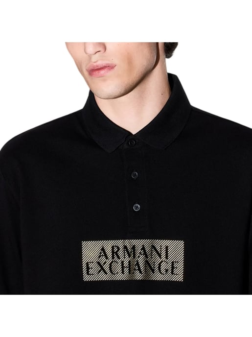 Armani Exchange Men's Patch Polo Shirt - Image 3