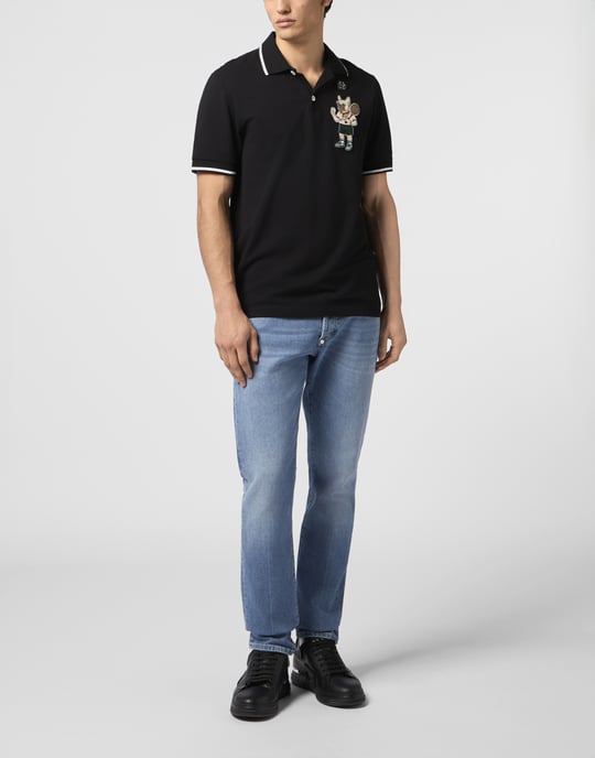 Polo T-Shirt New York Tennis Patch - Image 4