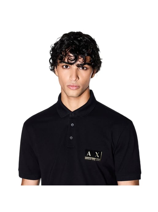 Armani Exchange Men's Patch Polo Shirt - Image 3