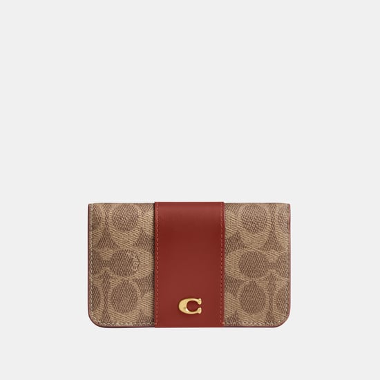 Essential Slim Card Case In Signature Canvas - Image 1