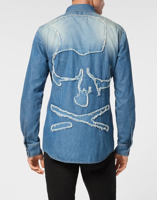 Denim Shirt Skull&Bones - Image 5