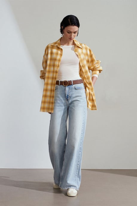 Overmaatse Ruit Langsleeve Shirt - Image 4